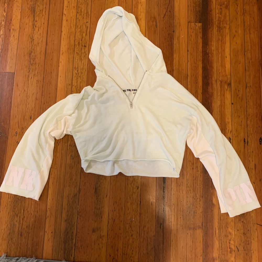 PINK by VICTORIA SECRET cropped sweatshirt